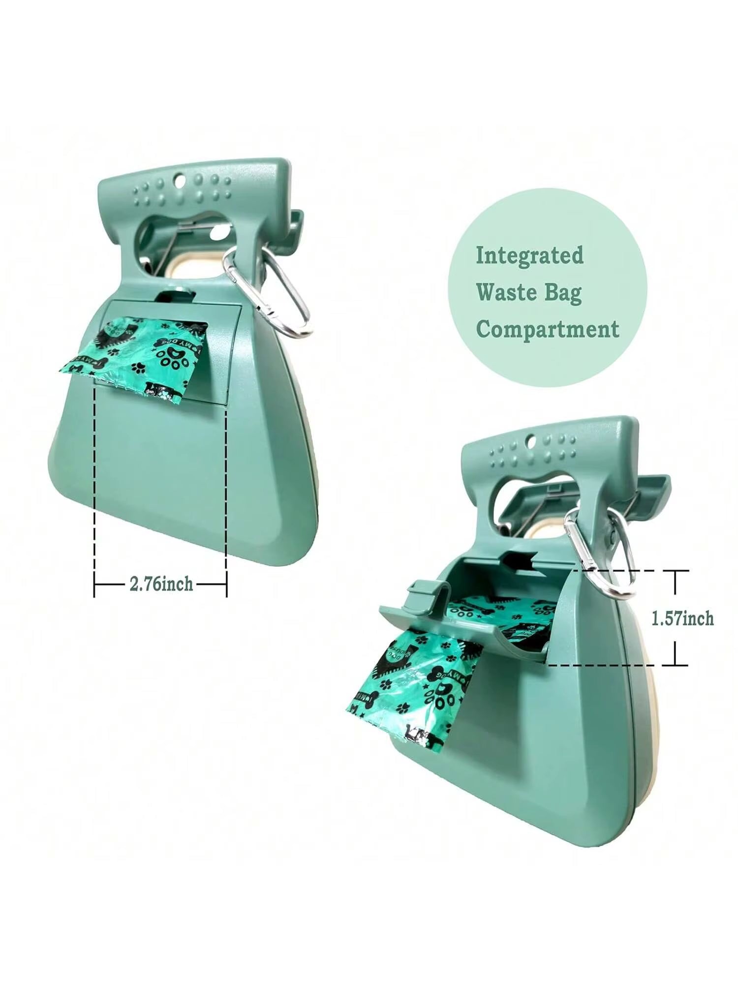 Pooper Scooper for Walking Large and Small Dogs outside Yard or Travel Outdoors