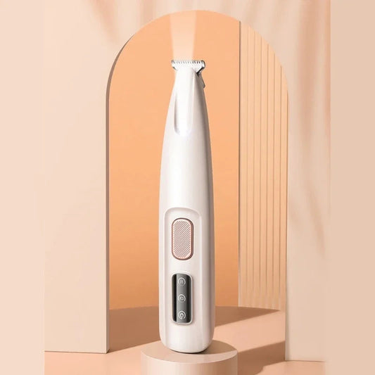 Cat Grooming Shaver with Light Low Noise USB Rechargeable Shaver