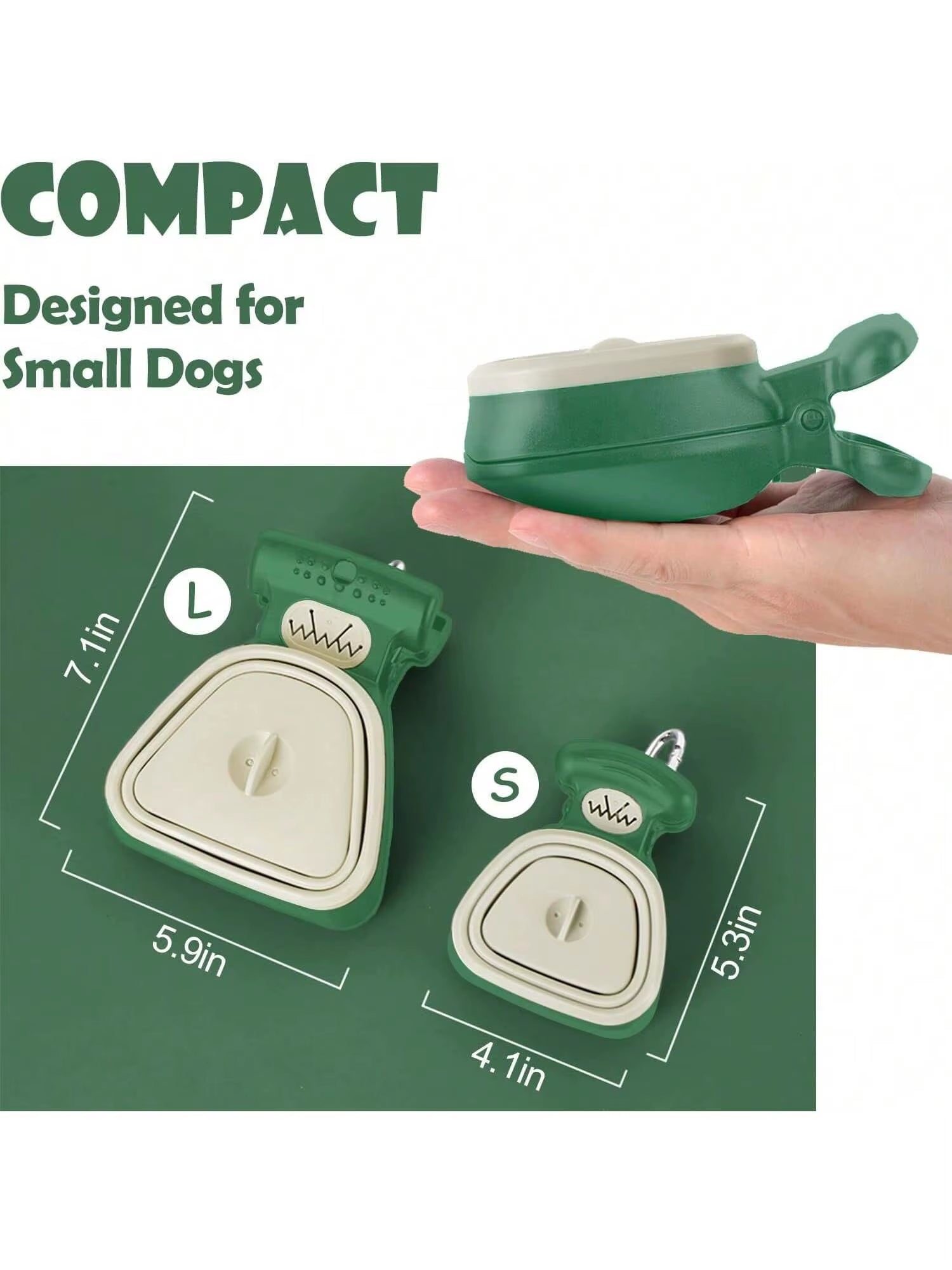 Pooper Scooper for Walking Large and Small Dogs outside Yard or Travel Outdoors
