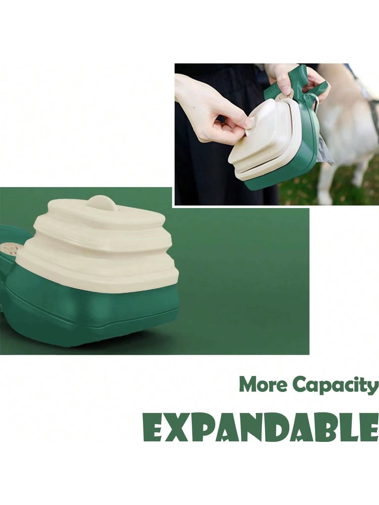 Pooper Scooper for Walking Large and Small Dogs outside Yard or Travel Outdoors